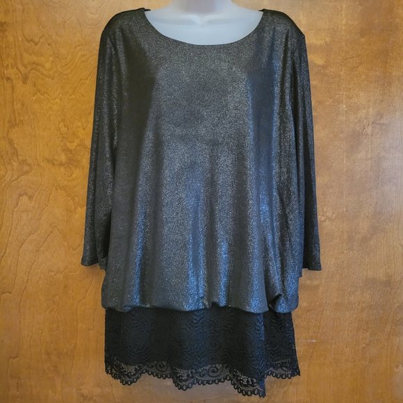 Elegant Alfani Evening Tunic Like New XL - Picture 3 of 6